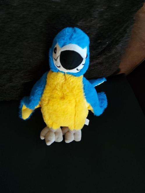Papagaai mooie knuffel pluche beestje kinderspeelgoed, Kinderen en Baby's, Speelgoed | Knuffels en Pluche, Zo goed als nieuw, Overige typen