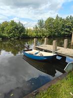 Polyester boot incl. Trailer en buitenboordmotor, Watersport en Boten, Sloepen, Ophalen, Tot 10 pk, Minder dan 3 meter, Zo goed als nieuw