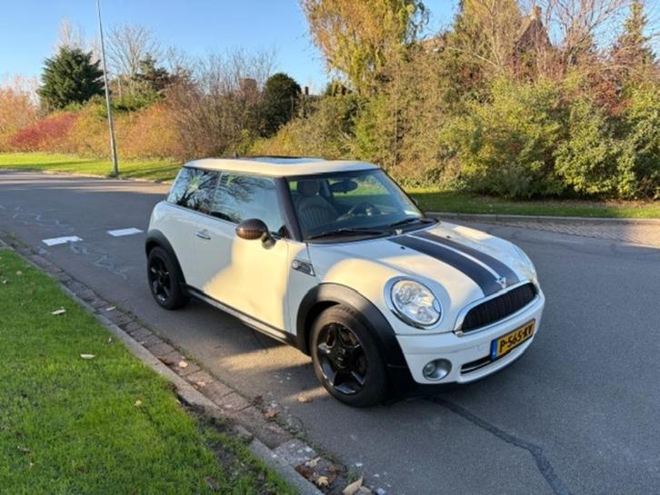 Mini Cooper Mayfair 1.6 2010 Parel wit, Auto's, Mini, Particulier, Cooper, Airbags, Airconditioning, Centrale vergrendeling, Climate control