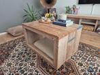 Steigerhouten salontafel, Huis en Inrichting, Tafels | Salontafels, Ophalen, Gebruikt, 50 tot 100 cm, 50 tot 100 cm