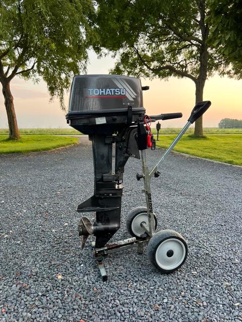 TOHATSU 8 PK Buitenboordmotor Kortstaart, Watersport en Boten, Buiten- en Binnenboordmotoren, Zo goed als nieuw, Benzine, Buitenboordmotor