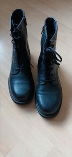 Dames zwarte BOOTSEN maat 41 ZGAN., Zwart, Lage of Enkellaarzen, Ophalen of Verzenden, Zo goed als nieuw