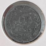 10 Cent Zink / Zinken dubbeltje uit 1943 van Wilhelmina, Postzegels en Munten, Munten | Nederland, Verzenden, Koningin Wilhelmina