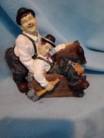 Laurel en Hardy beeldje, Ophalen of Verzenden, Beeldje of Buste