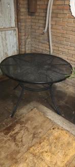 Ijzeren ronde tuintafel, Tuin en Terras, Tuintafels, Ophalen, Gebruikt, Rond, Metaal