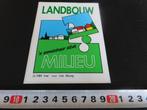 sticker Landbouw 'n onmisbaar stuk Milieu NCB Tilburg *, Verzamelen, Stickers, Ophalen, Zo goed als nieuw, Bedrijf of Vereniging