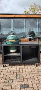4x Roostr Rubix duo buitenkeuken bbq tafel kamado tafel, Gebruikt, Houtskool, Ophalen of Verzenden, Vrijstaand