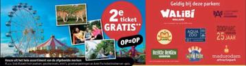 Pretpark Voucher Walibi Aquazoo Madurodam Movie Park Germany beschikbaar voor biedingen