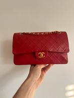 Chanel classic double flap, Verzenden, Zo goed als nieuw, Rood, Schoudertasje