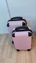 Set van 2 trolley koffers met 4 wielen en pincode slot, Ophalen, Hard kunststof, Slot