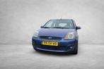 Ford Fiësta 1.4 16V 3DR 2006 Blauw met airco, Voorwielaandrijving, Stof, 40 €/maand, Zwart