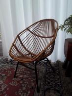 Oud rotan stoeltje, Huis en Inrichting, Ophalen, Zo goed als nieuw, Bruin, Eén