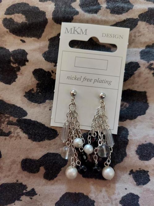 MKM Design Oorbellen met Parels en Kristallen, Sieraden, Tassen en Uiterlijk, Oorbellen, Nieuw, Hangers, Overige materialen, Ophalen