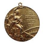 Olympische medaille 1968 Mexico goud kopie, Ophalen of Verzenden, Overige materialen, Nederland