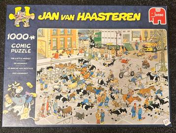 Jan van Haasteren puzzel 1000 stukjes DE VEEMARKT beschikbaar voor biedingen