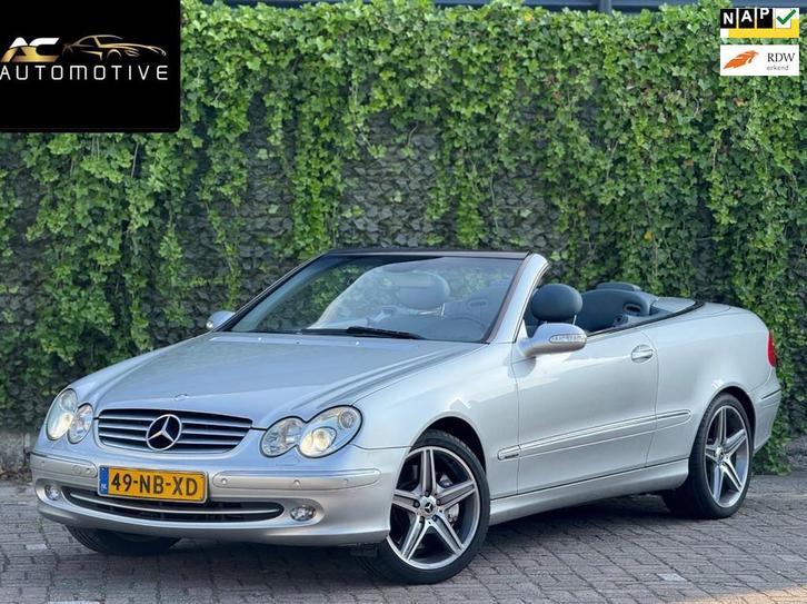 Mercedes-Benz CLK-klasse Cabrio 500 V8 Avantgarde Youngtimer, Auto's, Mercedes-Benz, Bedrijf, Te koop, CLK, ABS, Airbags, Airconditioning
