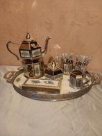 Pako Rhenen vergeet-mij-niet servies verzilverd, Antiek en Kunst, Antiek | Servies compleet, Ophalen of Verzenden
