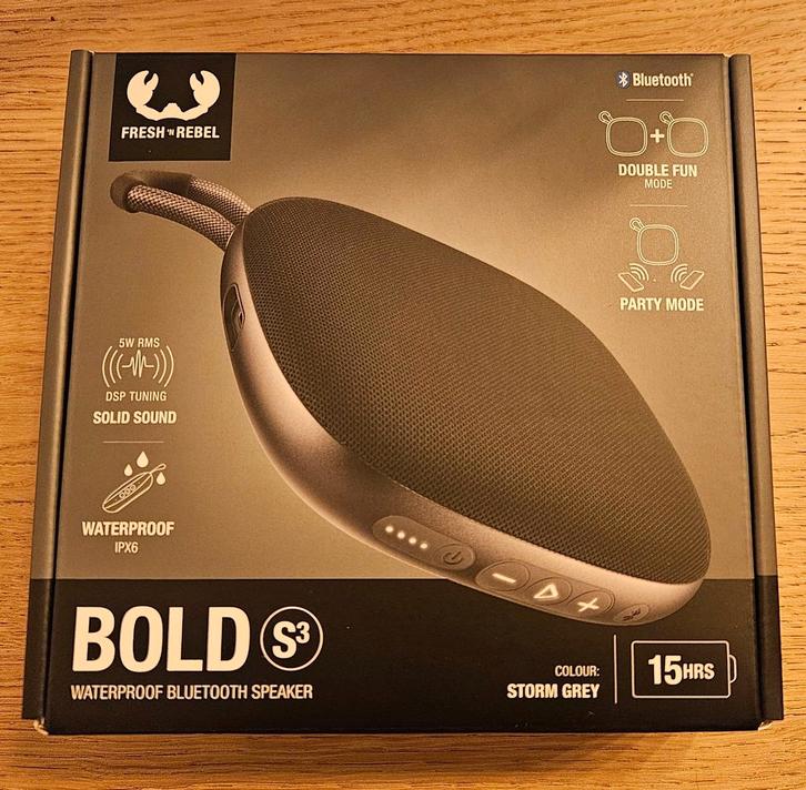 Fresh 'n Rebel BOLD S3 Bluetooth Speaker - Nieuw!, Audio, Tv en Foto, Luidsprekers, Nieuw, Overige typen, Minder dan 60 watt, Overige merken