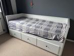 Ikea Hemnes Bedbank, Ophalen, Verstelbaar, Wit, Tweepersoons