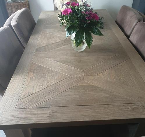 Eetkamer tafel, Huis en Inrichting, Tafels | Eettafels, Zo goed als nieuw, 200 cm of meer, Vijf personen of meer, Rechthoekig
