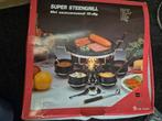 Super Steengrill met sauscaroussel 15-dlg, Ophalen of Verzenden, Gebruikt