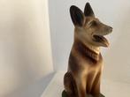 Spaarpot, hond gips antiek, Ophalen of Verzenden