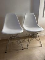2 Vitra Eames DSR Look-a-like Stoelen, Huis en Inrichting, Stoelen, Ophalen, Kunststof, Gebruikt, Twee