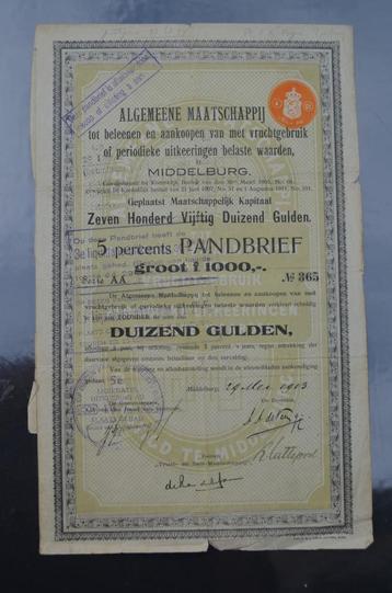 Diverse aandelen / obligaties / pandbrieven etc. (2) beschikbaar voor biedingen