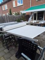 Gebruikt elektrisch rolluik 164 x 258, Doe-het-zelf en Verbouw, Rolluiken, Ophalen, Zo goed als nieuw, Wit
