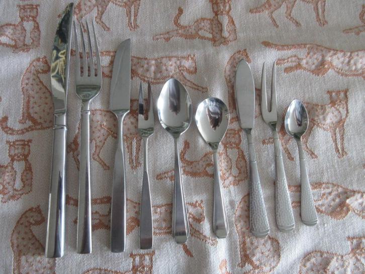 Sola Div. Losse Delen, Huis en Inrichting, Keuken | Bestek, Gebruikt, Rvs of Chroom, Vaatwasserbestendig, Ophalen of Verzenden