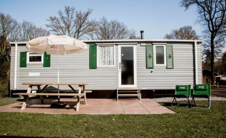 Mooie stacaravan te koop l 4 persoons l Harderwijk, Caravans en Kamperen, Stacaravans, Ophalen of Verzenden