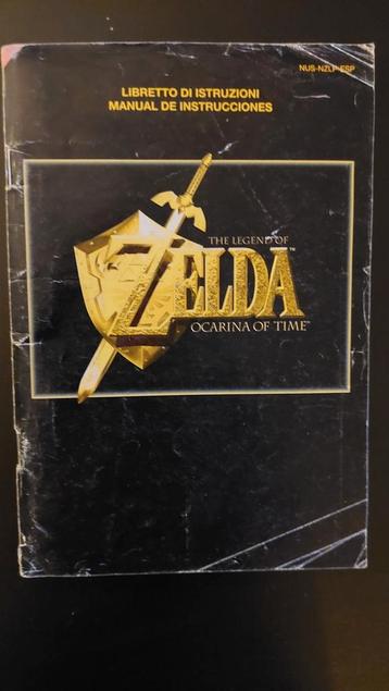 Zelda Ocarina Of Time Handleiding Nintendo 64 beschikbaar voor biedingen