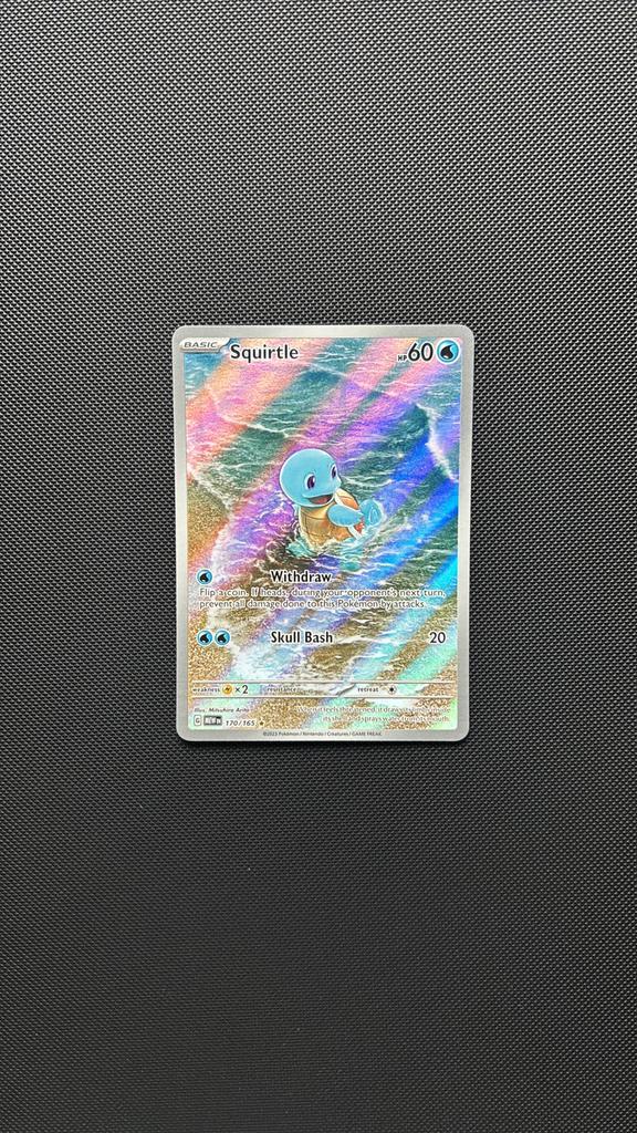 Squirtle #170 | Pokemon Scarlet & Violet 151, Hobby en Vrije tijd, Verzamelkaartspellen | Pokémon, Nieuw, Foil, Ophalen of Verzenden