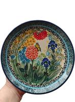 Bunzlau unikat bord 20 cm, Huis en Inrichting, Keuken | Servies, Gebruikt, Verzenden, Keramiek, Bord(en)
