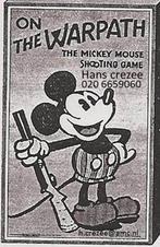 zoek oud spel Disney Mickey Mouse on the warpath Spears 1930, Antiek en Kunst, Antiek | Speelgoed, Ophalen of Verzenden