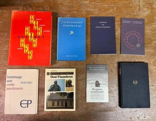 Partij boeken over literatuur, literatuurwetenschap/geschied, Boeken, Partijen en Verzamelingen, Gelezen, Ophalen of Verzenden