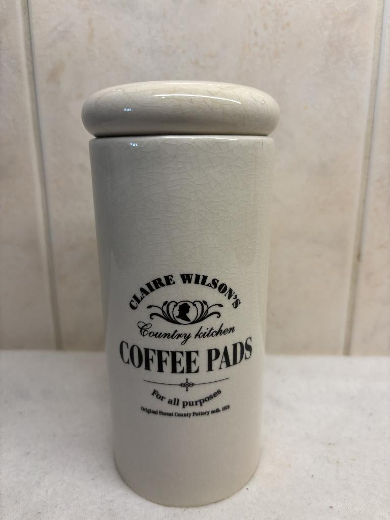 Coffee Pads Pot Claire Wilson's, Ophalen of Verzenden