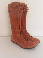 Attilio Giusti Leombruni prachtige brique suede laarzen 37, Hoge laarzen, Bruin, Verzenden, AGL