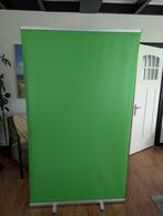 roll-up greenscreen 120x200cm, Ophalen of Verzenden, Zo goed als nieuw, Achtergrond