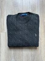 Ralph Lauren trui ronde hals grijs/zwart maat XL, Zwart, Maat 56/58 (XL), Ophalen of Verzenden, Zo goed als nieuw
