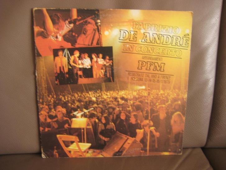 Fabrizio De Andre - Fabrizio De André In Concerto, Cd's en Dvd's, Vinyl | Pop, Zo goed als nieuw, 1960 tot 1980, 12 inch, Ophalen of Verzenden
