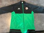 Feyenoord Adidas jack 2017 2018 maat M, Ophalen of Verzenden, Zo goed als nieuw, Blauw, Voetbal