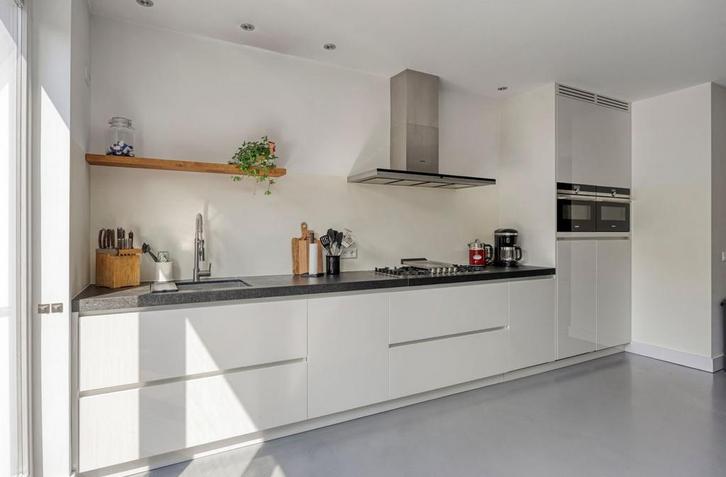 Complete moderne keuken met Siemens & Boretti – topstaat!, Huis en Inrichting, Keuken | Complete keukens, Gebruikt, Enkelwandige keuken