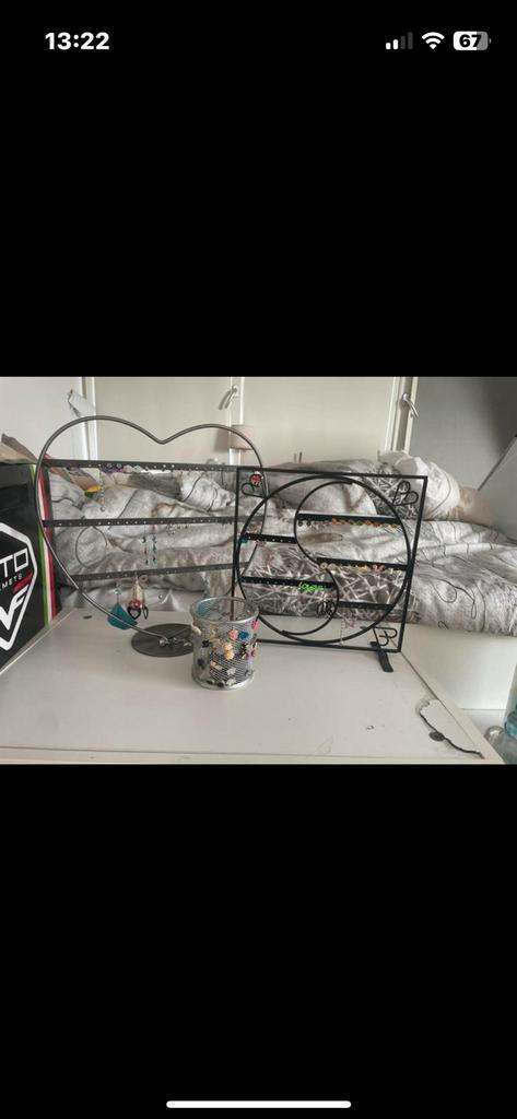 Oorbellen rekjes, Sieraden, Tassen en Uiterlijk, Overige Accessoires, Gebruikt, Ophalen of Verzenden