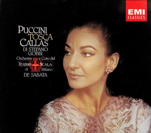 PUCCINI Tosca 2 - CD CALLAS DE SABATA EMI TOP CONDITIE, Cd's en Dvd's, Cd's | Klassiek, Gebruikt, Opera of Operette, Romantiek