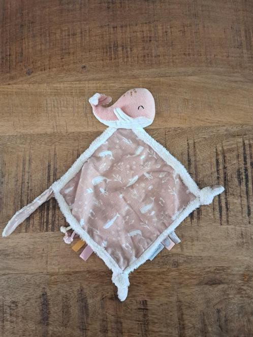 doekje walvis Ocean Pink (Little Dutch), Kinderen en Baby's, Speelgoed | Knuffels en Pluche, Zo goed als nieuw, Overige typen