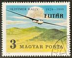 Hongarije 1989 luchtvaartgeschiedenis sg3911 -56, Postzegels en Munten, Ophalen of Verzenden, Gestempeld