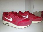 Nike Air Max 1 Gym Red Sail, Overige kleuren, Ophalen of Verzenden, Sneakers of Gympen, Gedragen