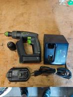 Festool CXS accuboormachine 10,8 v complete set met 2 accus, Ophalen of Verzenden, Gebruikt