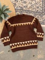 Hilda Ltd wollen trui S bohemian wool jumper, Ophalen of Verzenden, Bruin, Zo goed als nieuw, Maat 36 (S)